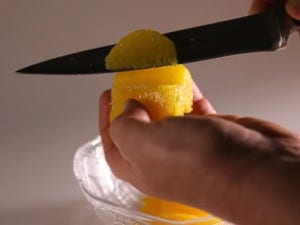 Slicing an Orange